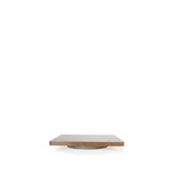 Low Duo Coffee Table With Leather Leg