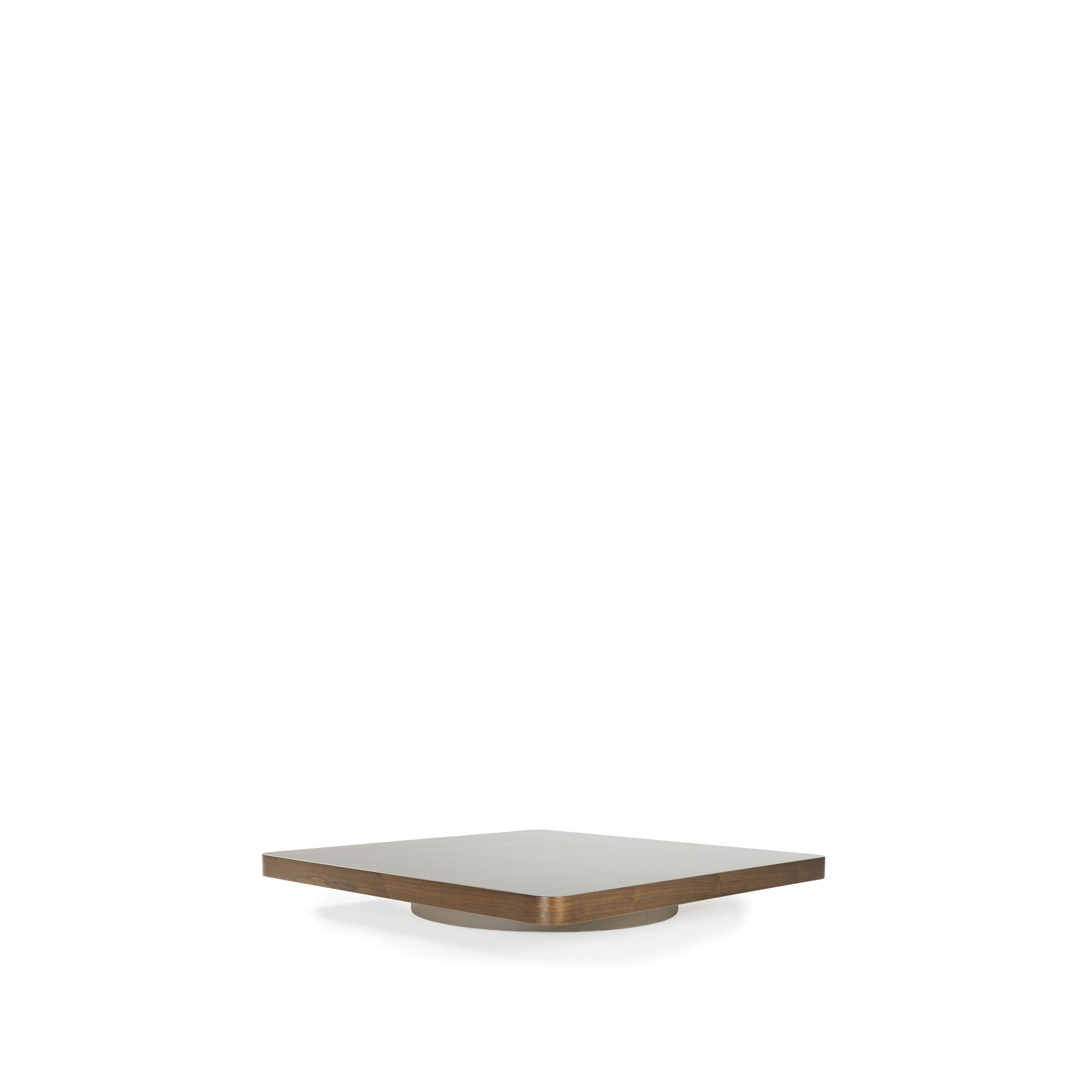 Mesa de Centro Duo Baixa - Base em Couro