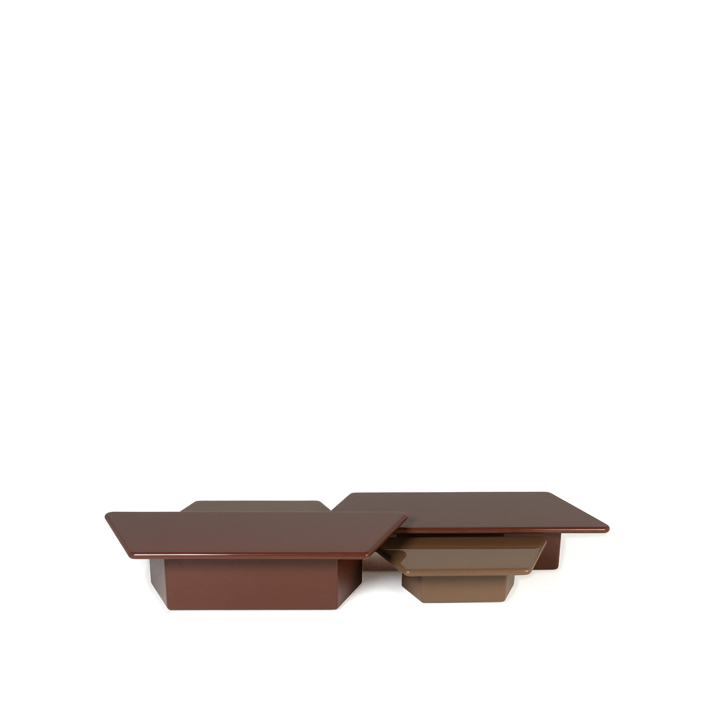 Mesa de Centro Ottagono – Conjunto com 4 Peças