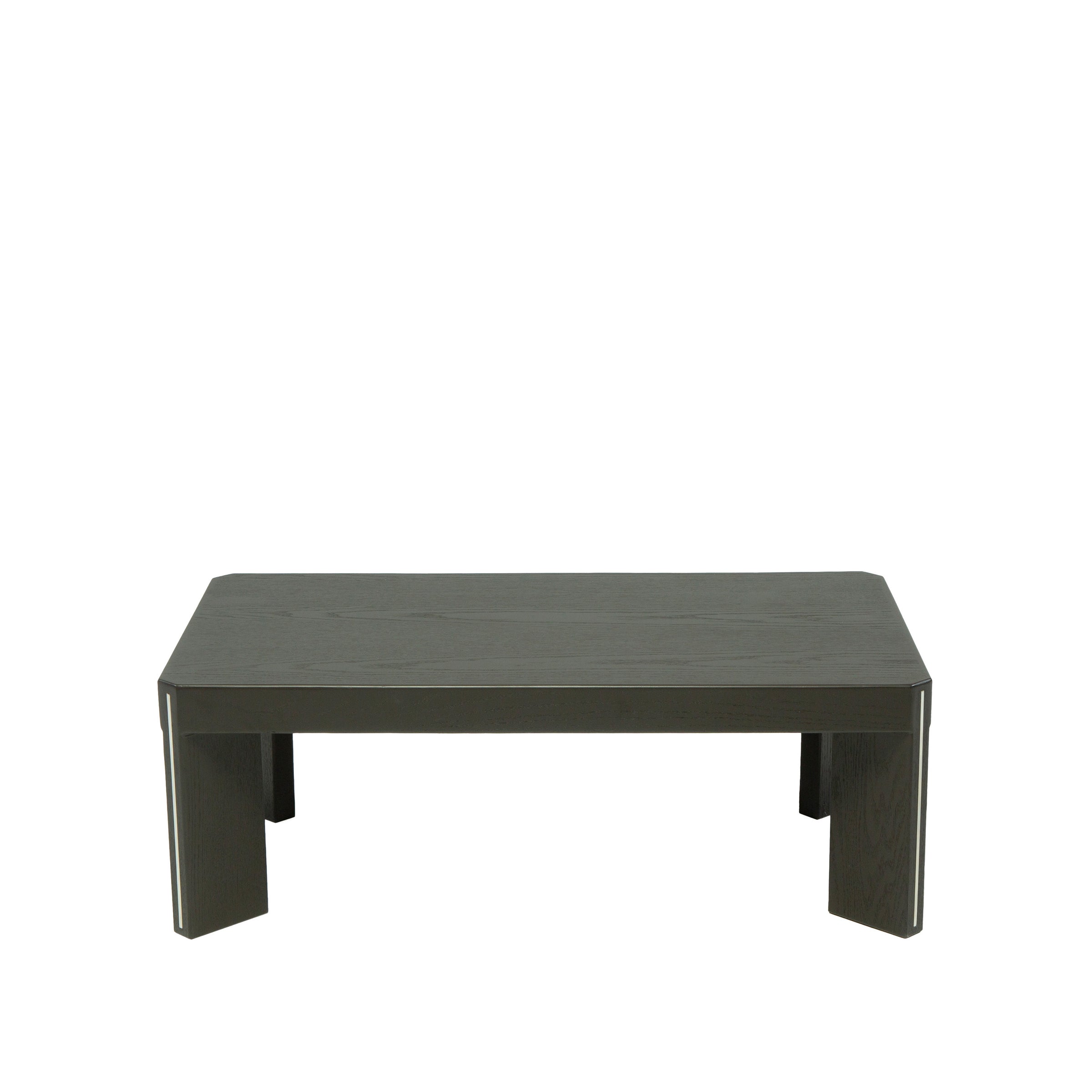 Mesa de Centro T com Metal Embutido nos Pés (1)