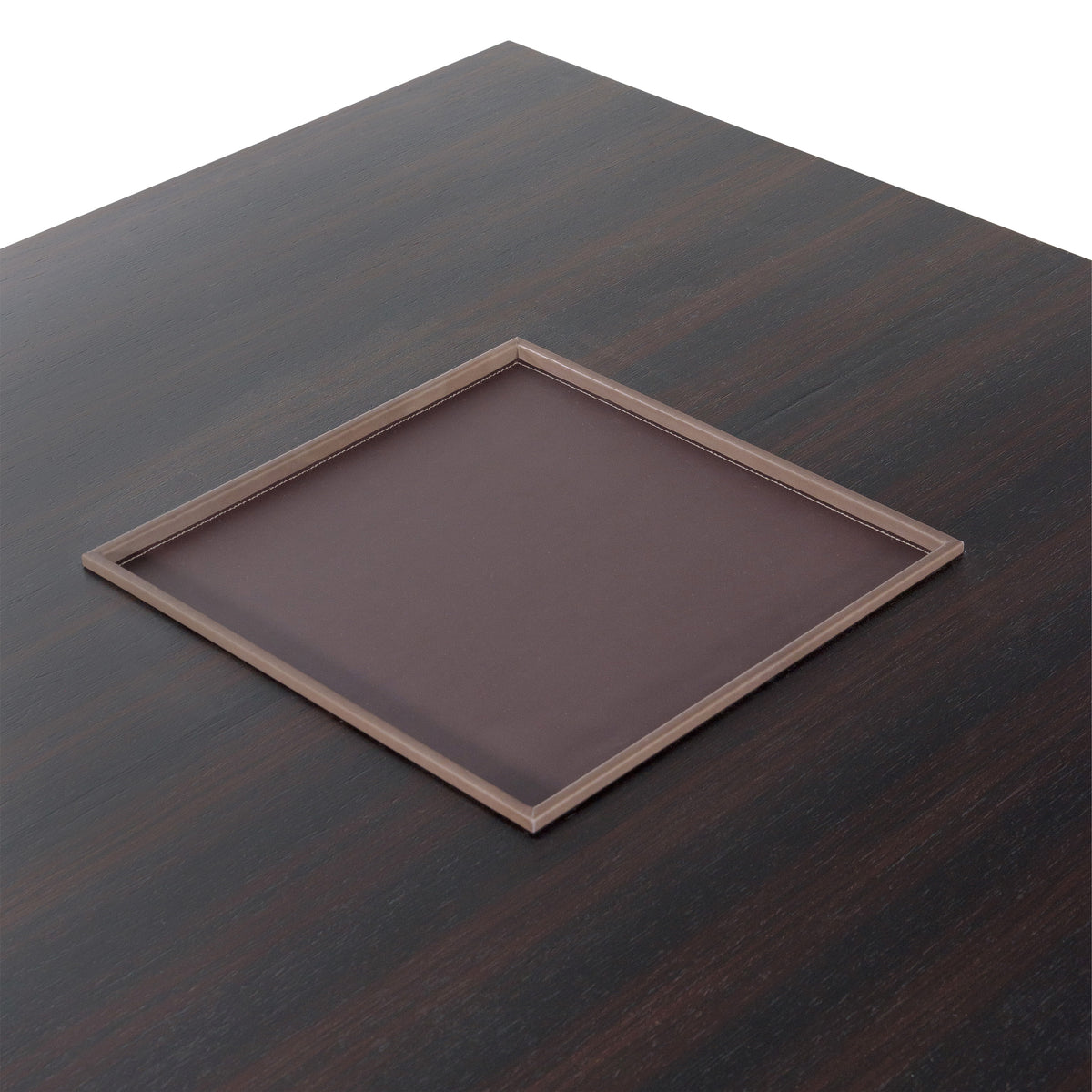 T Coffee Table With Leather tray (3)