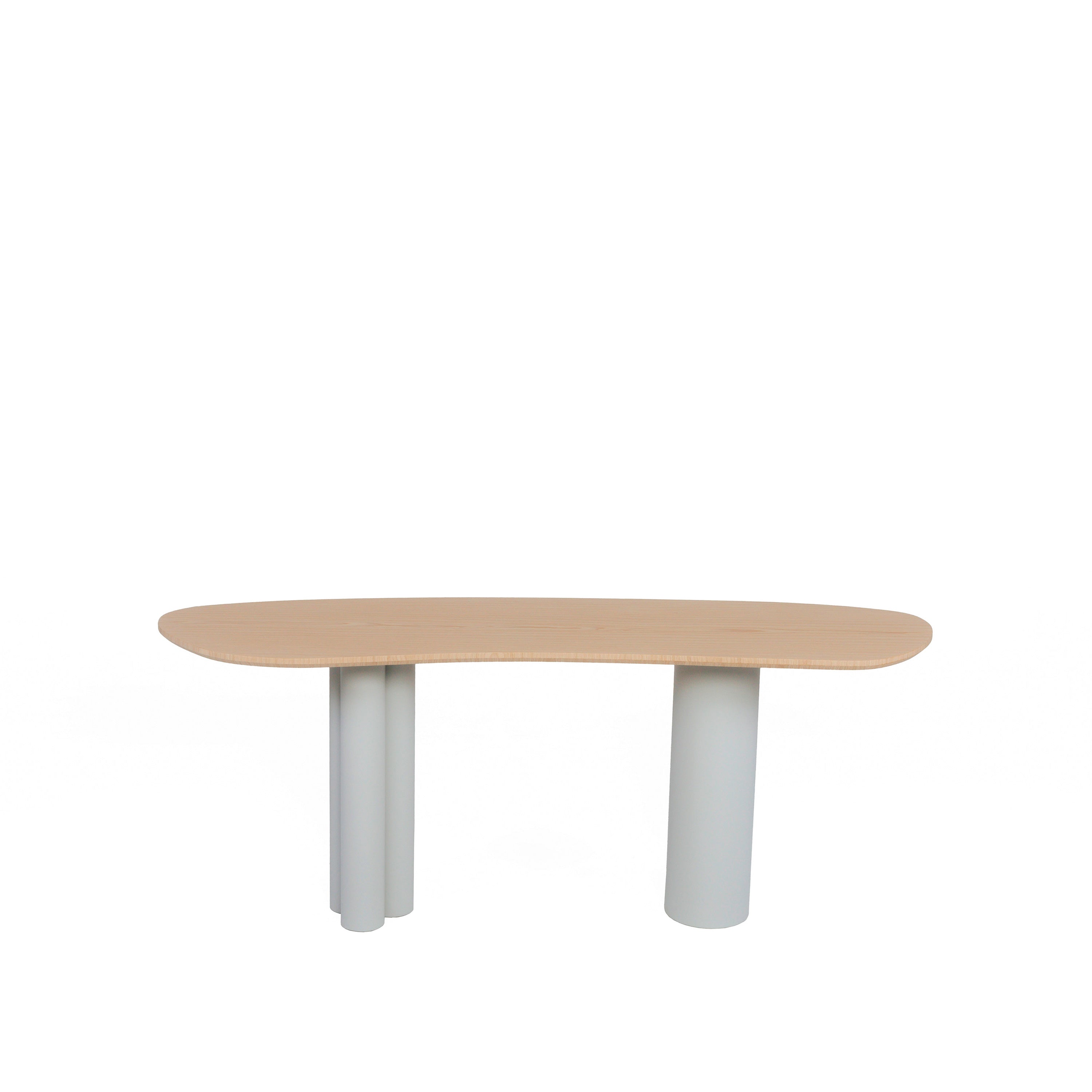 Organica Console Table with Travertine or Oak top