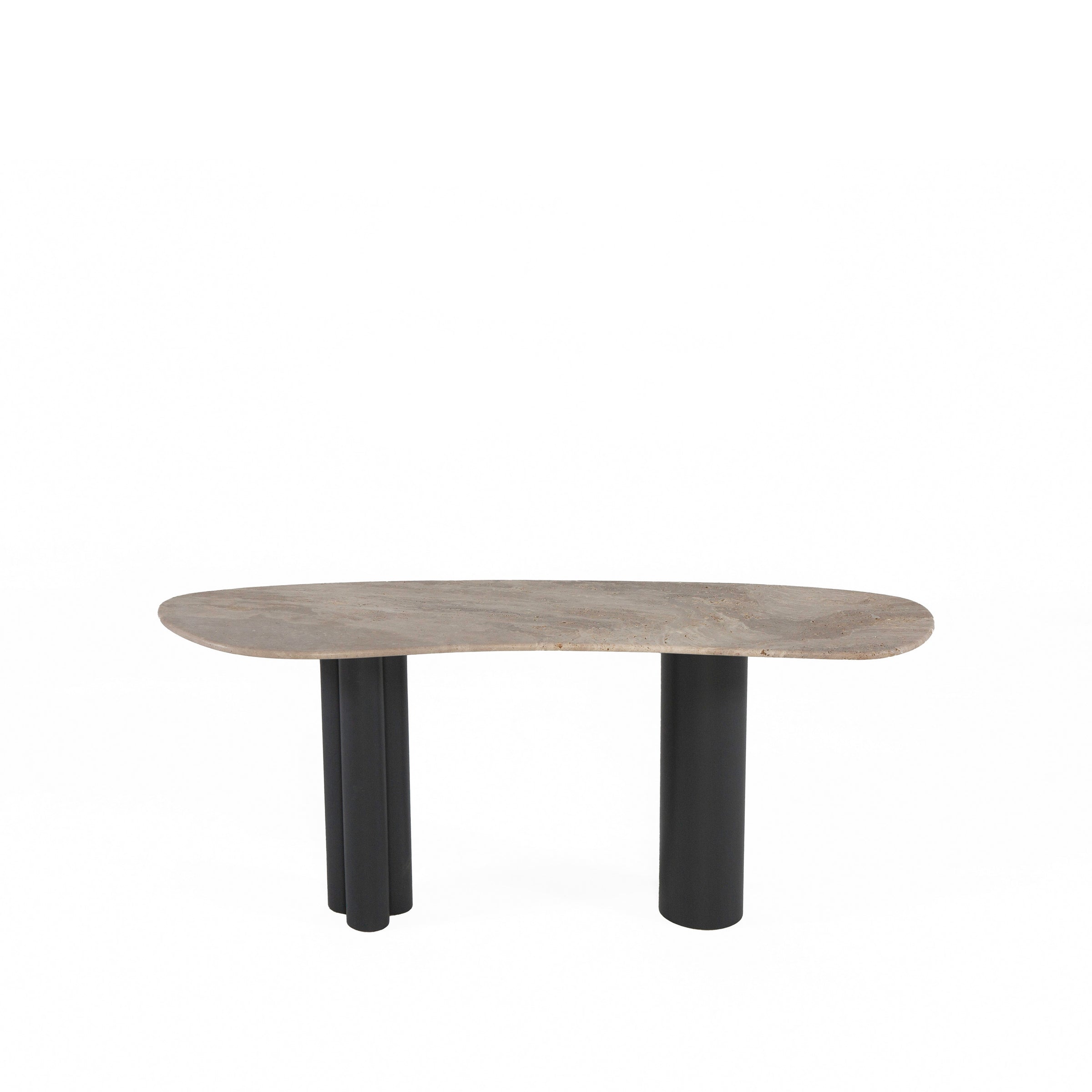 Organica Console Table with Travertine or Oak top (1)