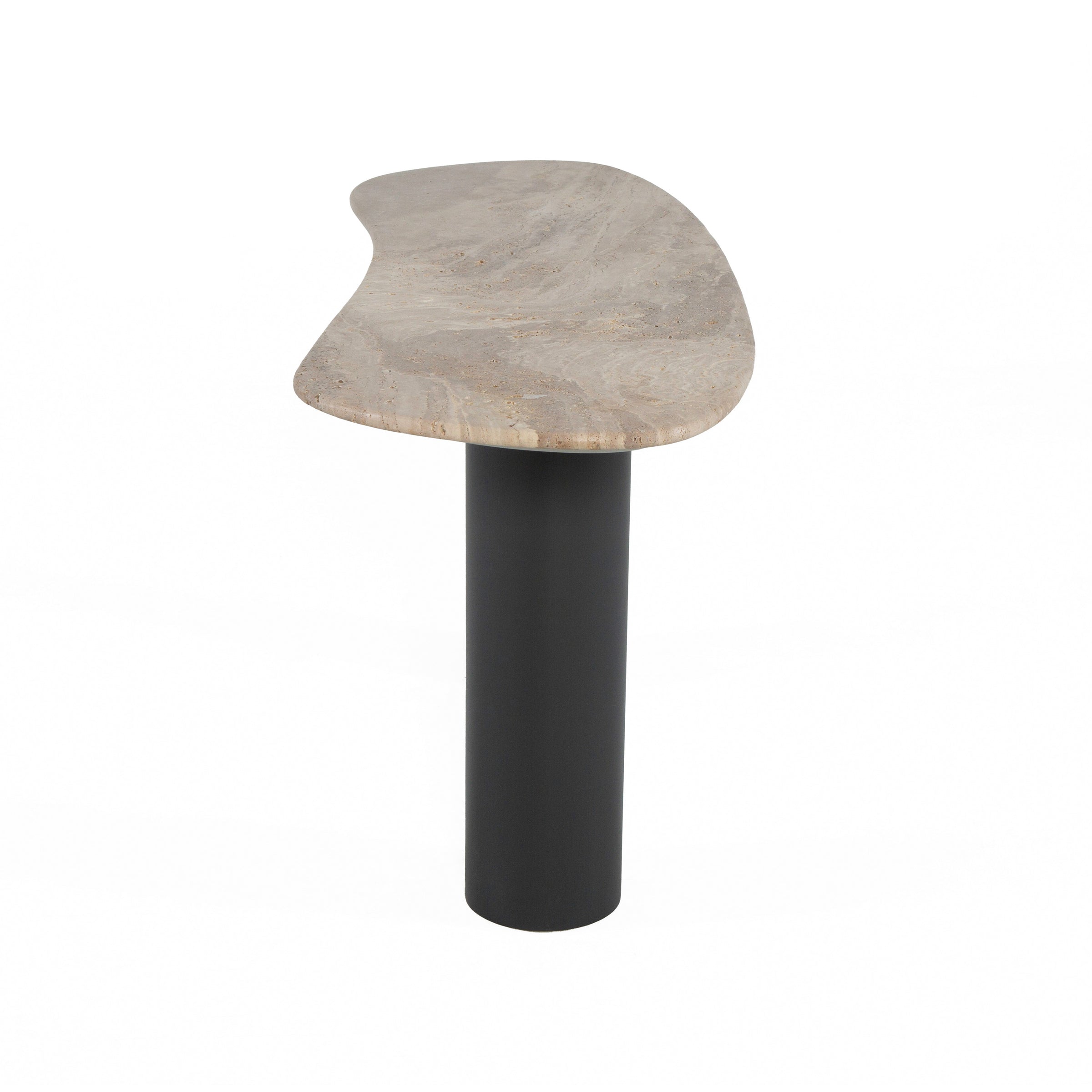 Organica Console Table with Travertine or Oak top (3)