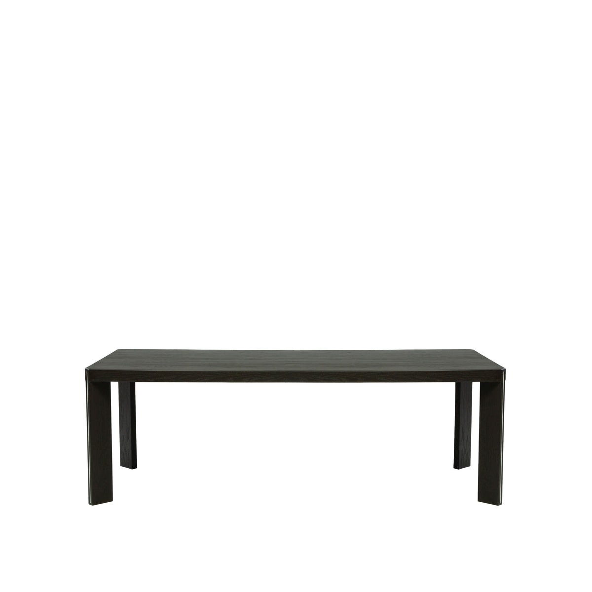 T Dining Table with Metal Inlay On Legs (1)