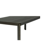 Mesa de Jantar T com Metal Embutido nos Pés