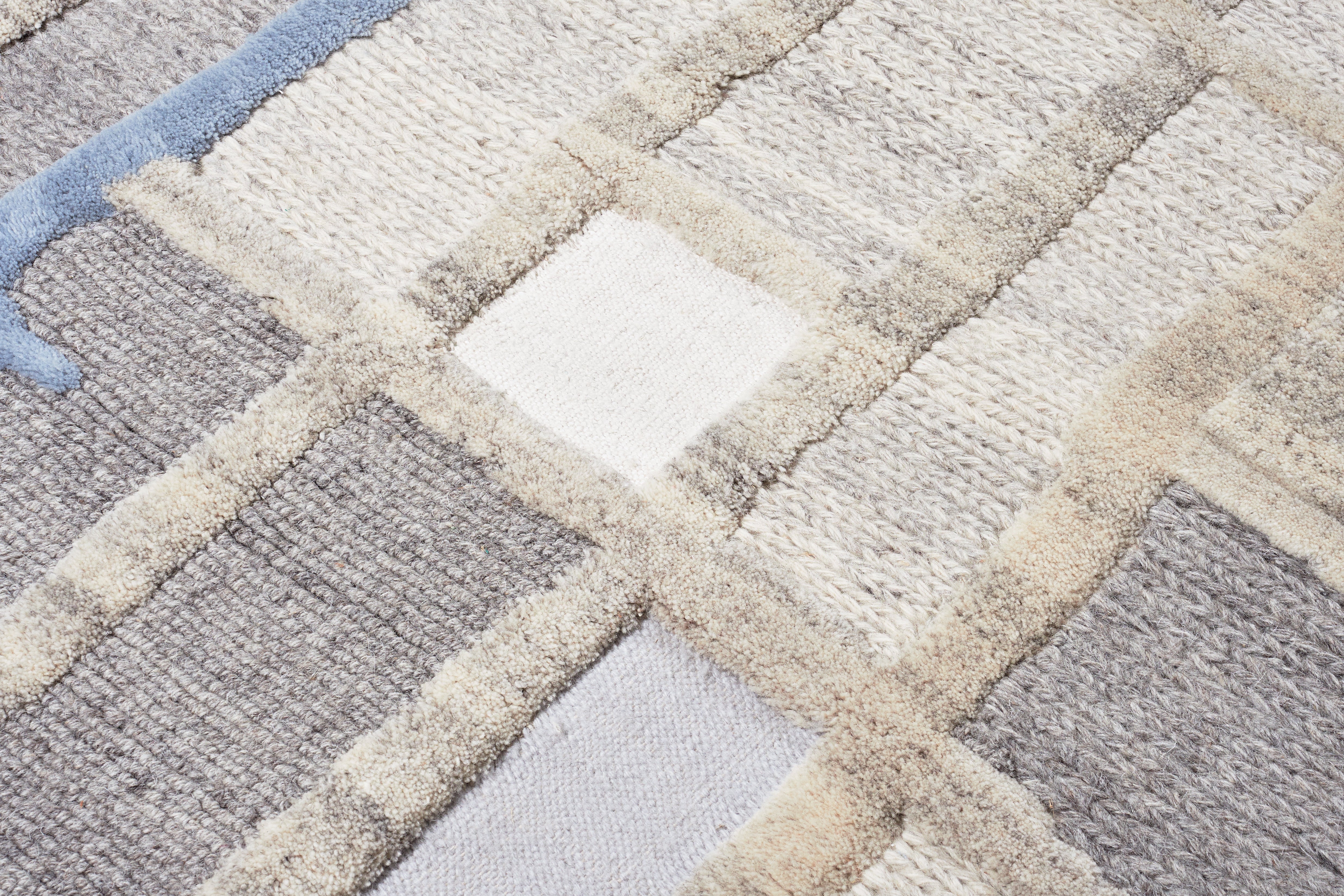 Macrame Abode Blue  Rug