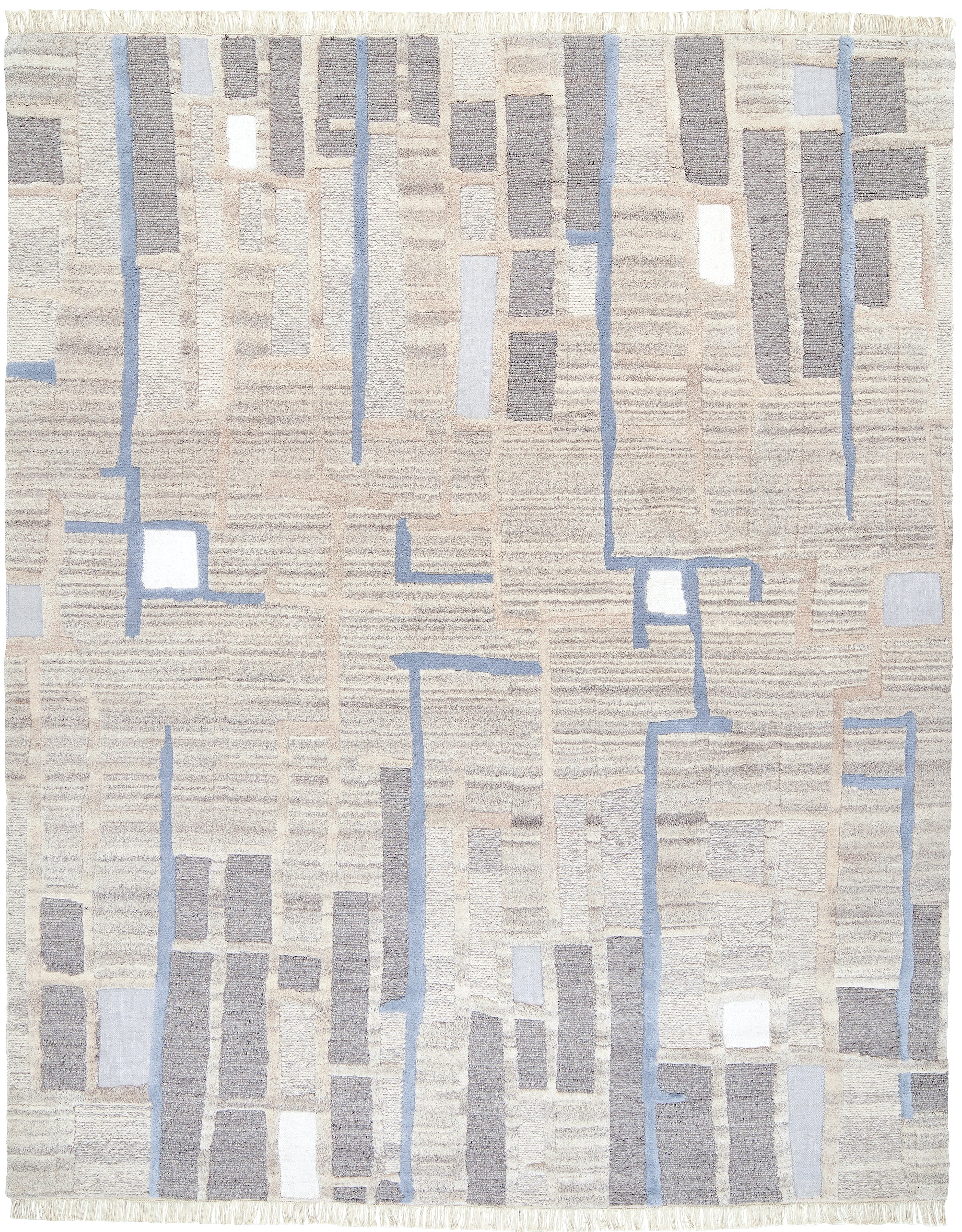 Macrame Abode Blue  Rug