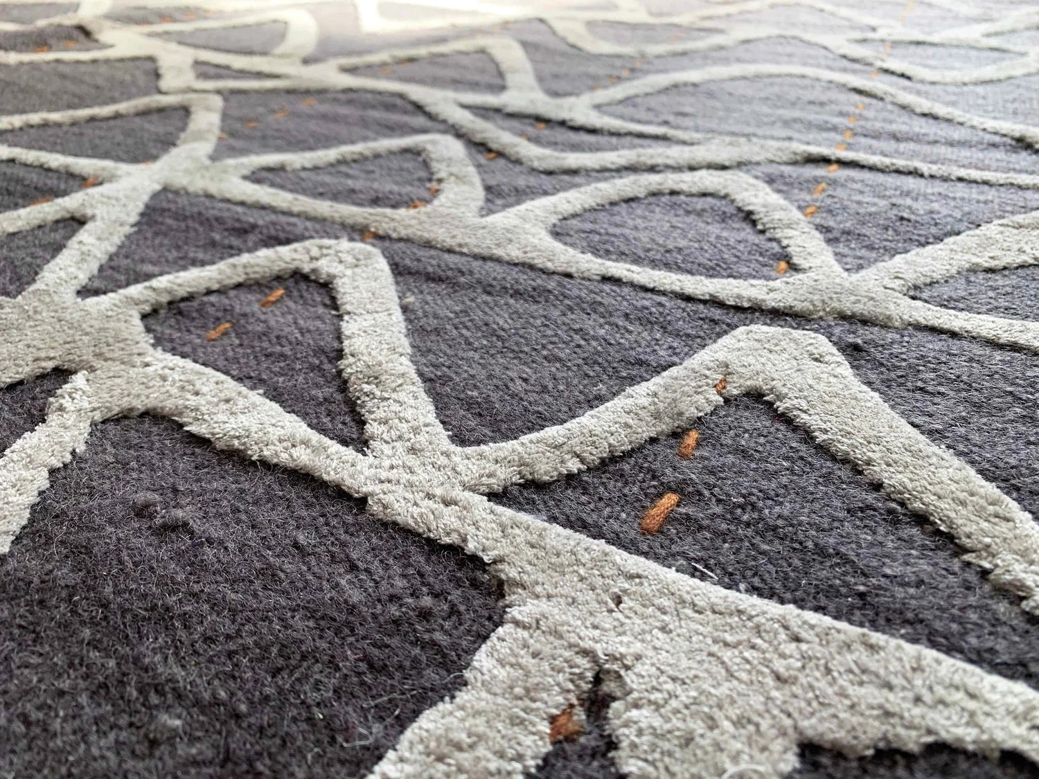 Stacked Beat Forest Rug