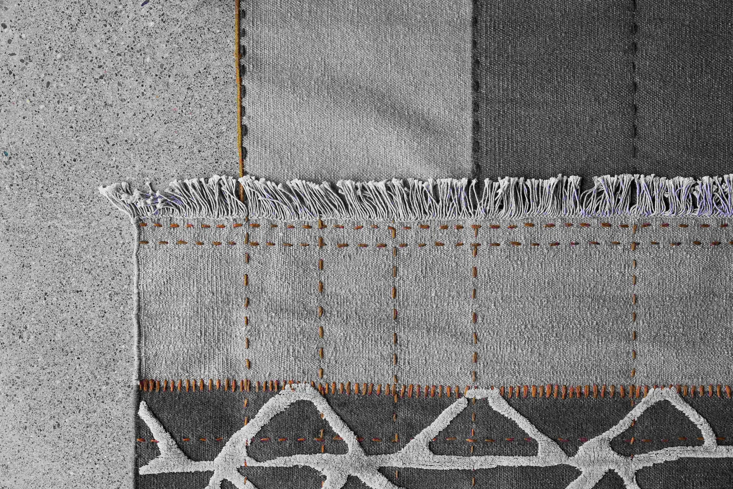 Stacked Beat Forest Rug