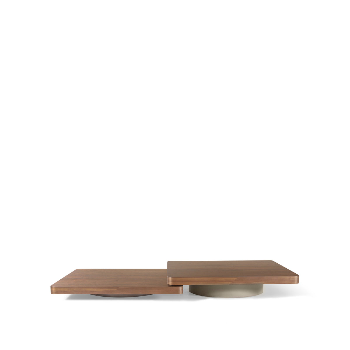 Duo Coffee Table Pair With Leather Leg (1)