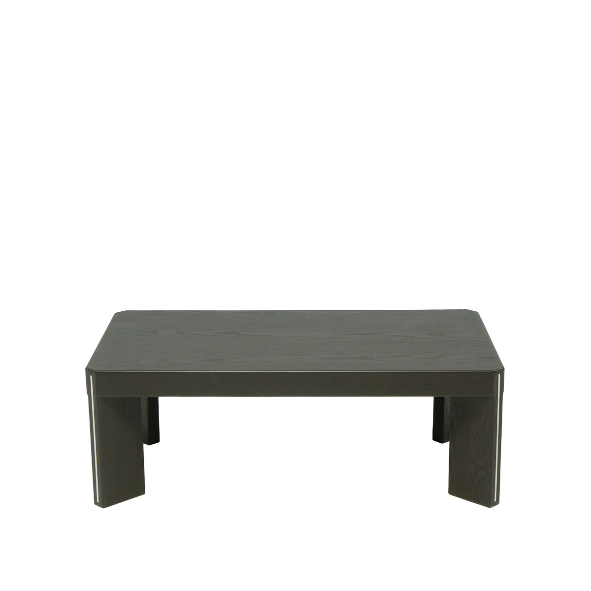 T Coffee Table with Metal Inlay on Legs (1)
