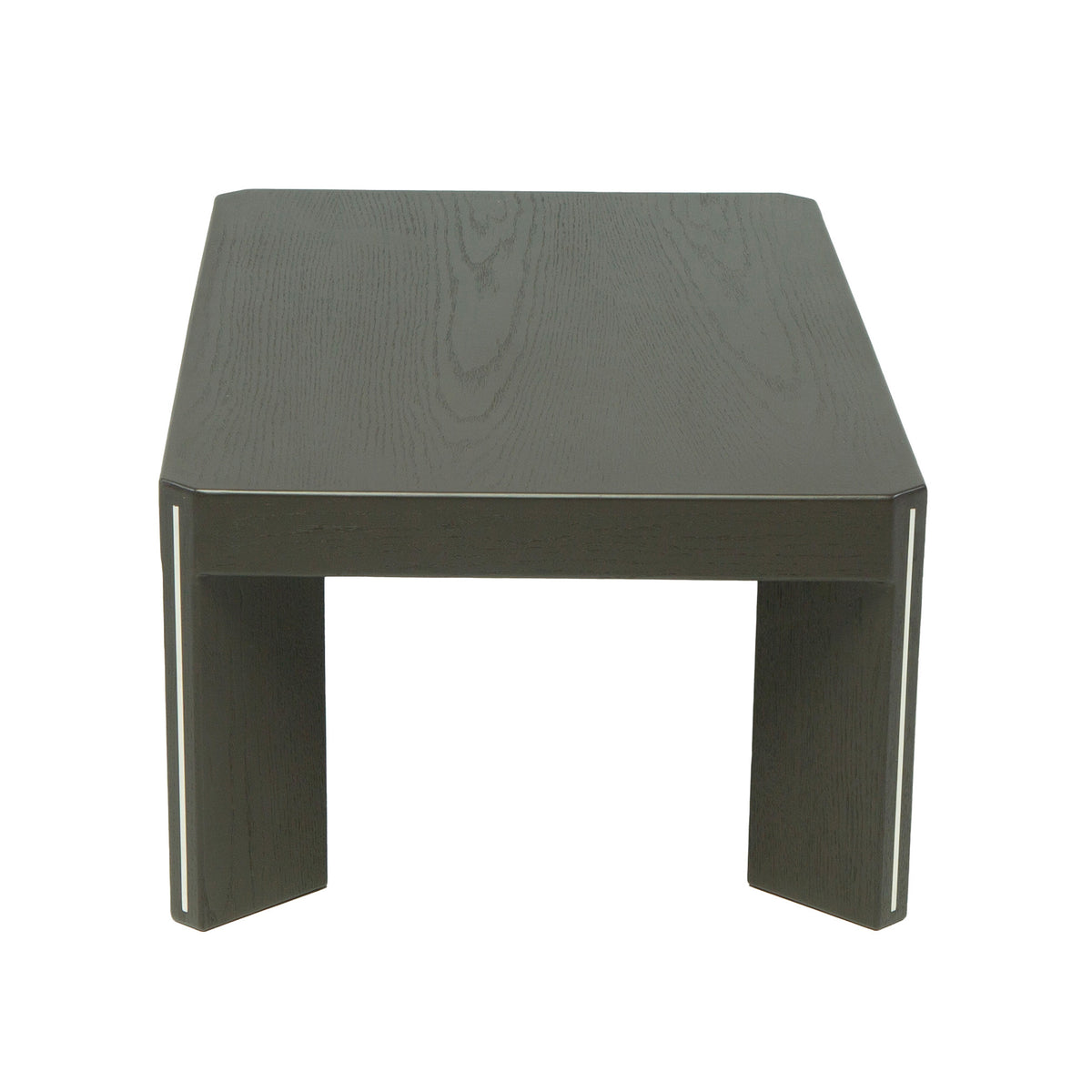 T Coffee Table with Metal Inlay on Legs (2)
