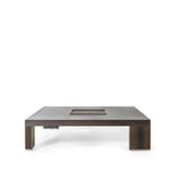 T Coffee Table With Leather tray