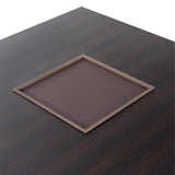 T Coffee Table With Leather tray