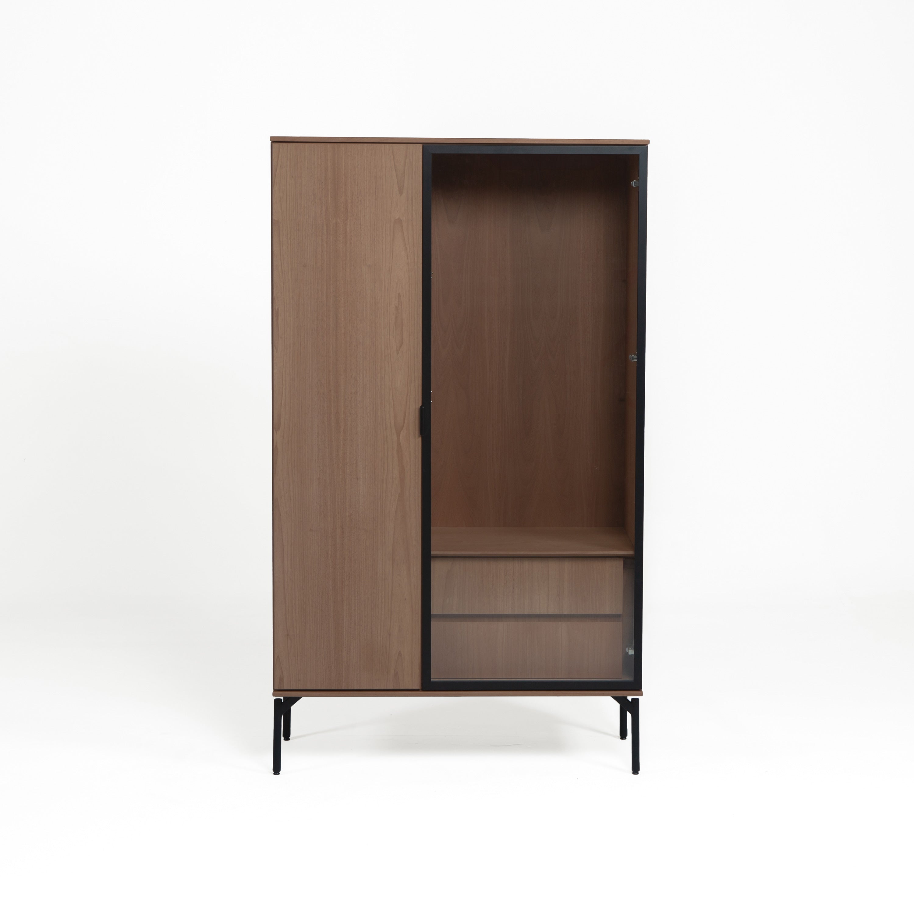 Quadro Cabinet With Glass Door