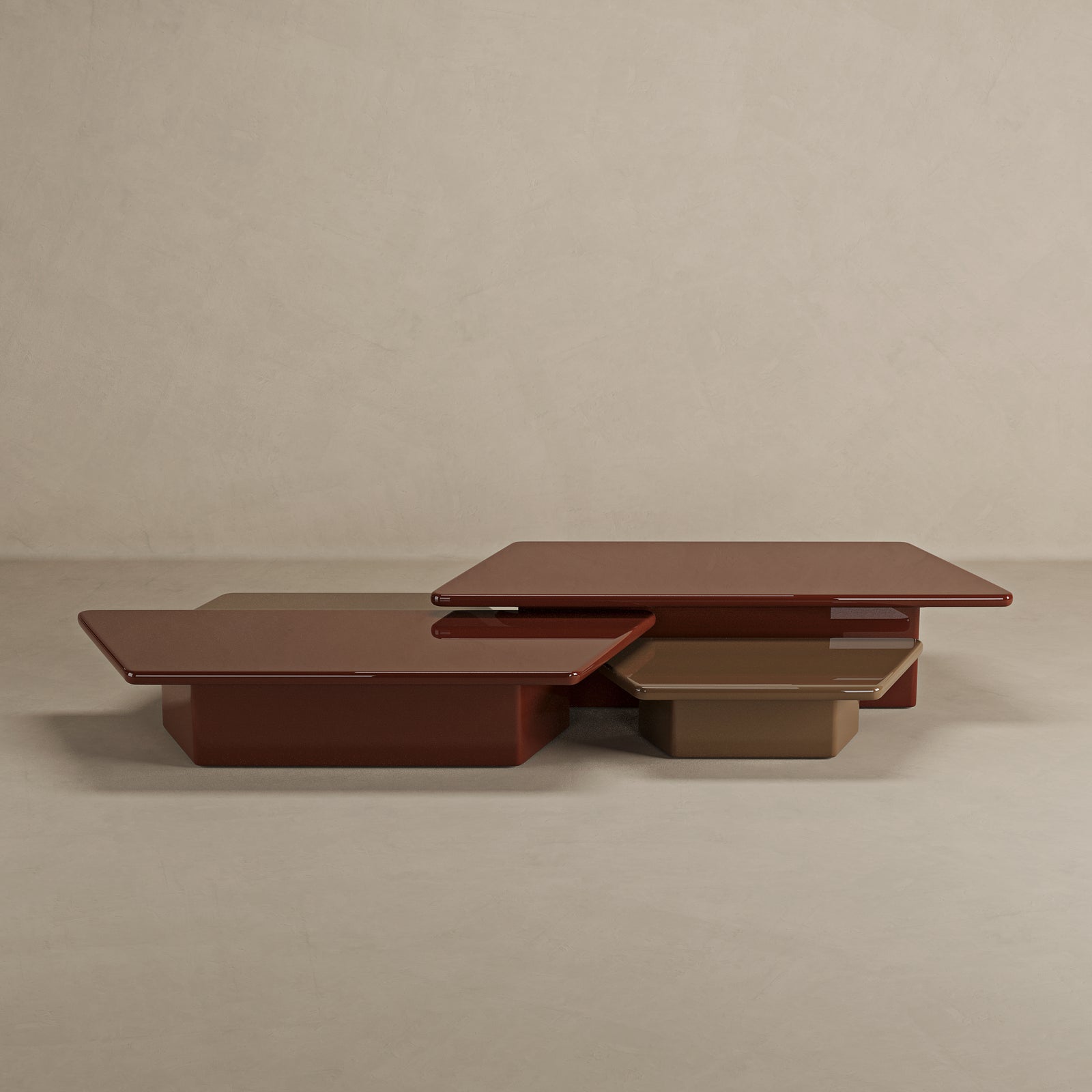 Mesa de Centro Ottagono – Conjunto com 4 Peças (2)