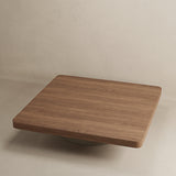 Mesa de Centro Duo Alta - Base em Couro