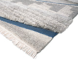 Macrame Oasis Blue Rug